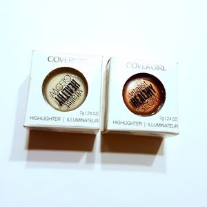 2 Covergirl NEW set of 2 glow highlighter illuminatuer eye skin face